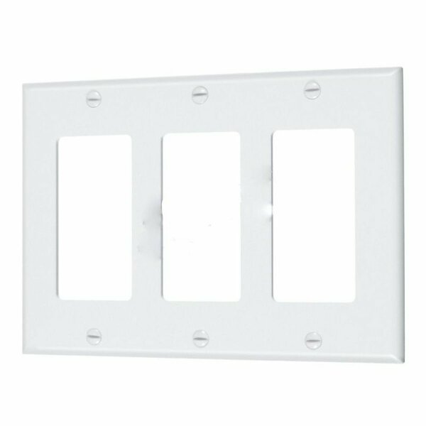 American Imaginations Rectangle White Electrical Switch Plate Plastic AI-37087